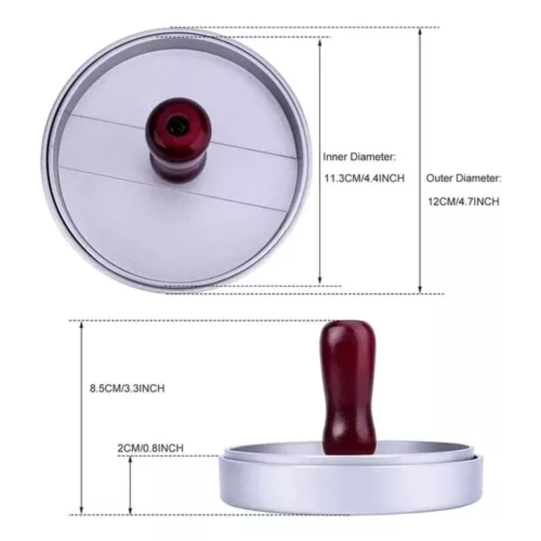 Molde Prensa Manual Para Carne Hamburgue